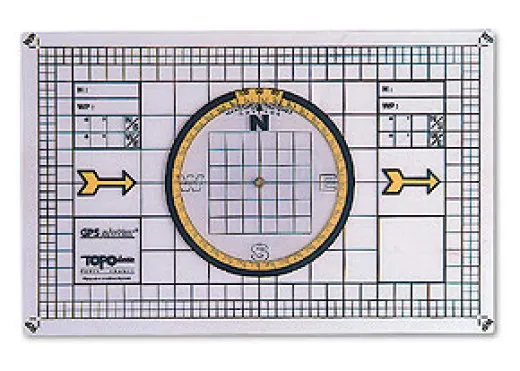 Topoplastic Kurslineal Rapporteur GPS Plotter