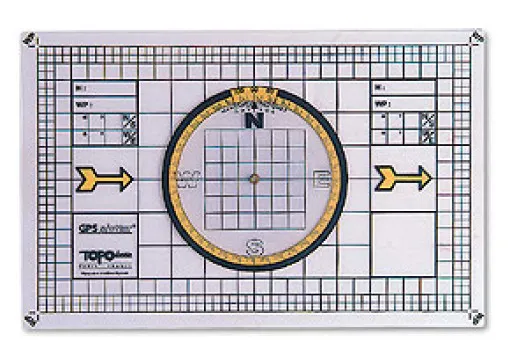 Topoplastic Kurslineal Rapporteur GPS Plotter
