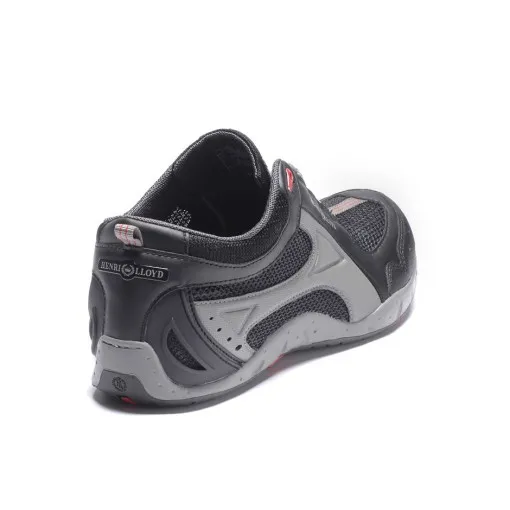Henri Lloyd Octogrip Stealth black boat shoe