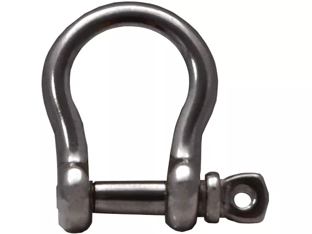 L`Ocean, stainless steel round shackle INOX A4 curved, 4mm - 22mm