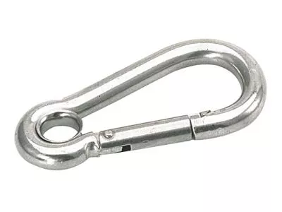 L'Ocean stainless steel snap hook Stainless steel A4 with Kausch