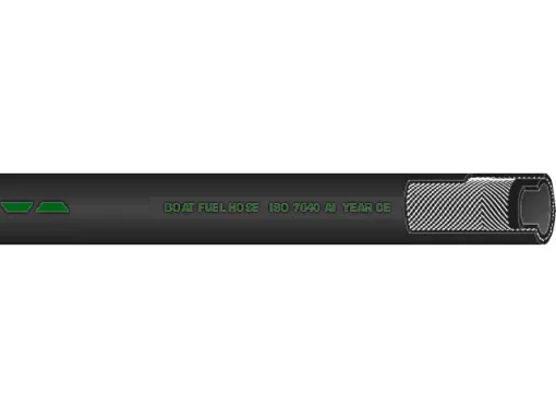 Talamex, tuyau de carburant ISO 7840A1 16 mm x 8 mm ignifugé