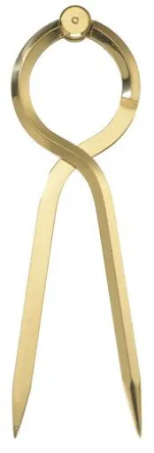 L`Ocean, navigation one-handed compass polished brass