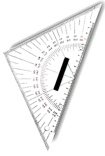 L`Ocean, course triangle & navigation triangle 26cm