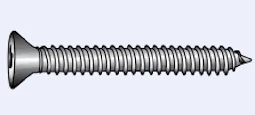 Inox A4 10 St. Blechschrauben Senkkopf TORX 4,8 x 50mm