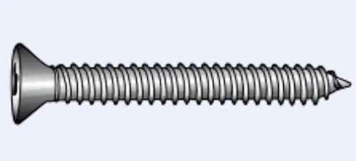 L'Ocean, vis autotaraudeuses Inox A4 10 St. tête fraisée Torx 4,8 x 50 mm