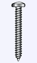 Inox A4 10 unid. Tornillos de cabeza cilíndrica con ranura en cruz 4,8 x 19 mm