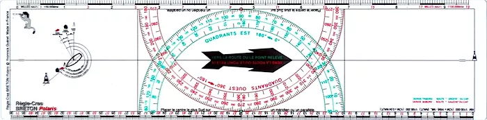 LOcéan, Breton Navigation- Règle Polaris Colour