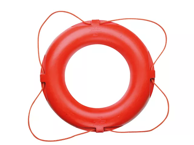 Besto, PE lifebuoy orange, 60 cm x 34 cm