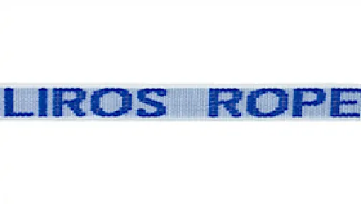 Liros, sangle PP Multifill 25 mm, bleu-blanc