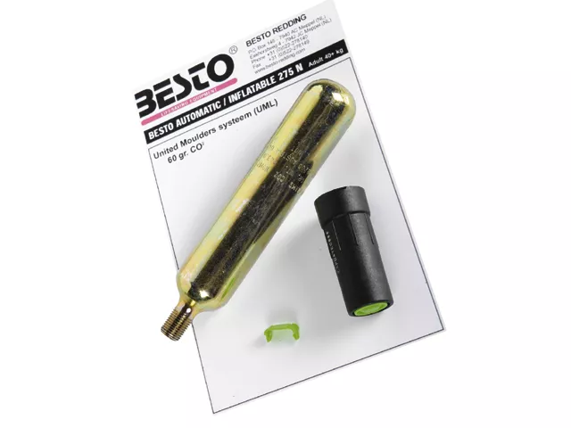 Besto, Kit de recarga de chalecos automáticos CX1 UML Pro Sensor 220N, 45g