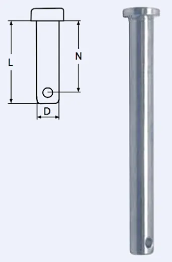 L`Ocean tornillo de cabeza cilíndrica 9,5mm x 26mm INOX A4 acero inoxidable