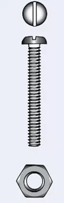 Inox Zylinderschraube mit Mutter 4 St. 6 x 30mm Edelstahl A4