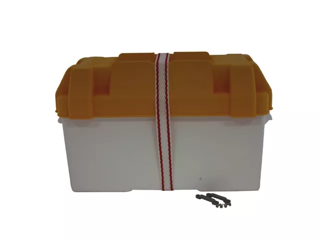 Caja de pilas Talamex blanca