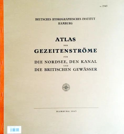 BSH, 2345 Atlas der Gezeitenströme für die Nordsee