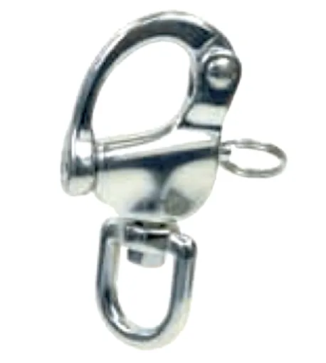 L´Ocean, Schnappschäkel mit Wirbelauge Edelstahl INOX A4-AISI 316