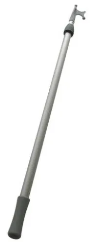 Navyline, gancho telescópico de aluminio para barcos negro 1,2m - 2m