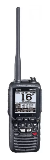 Standard Horizon, VHF HX890E radio portable, GPS et DSC