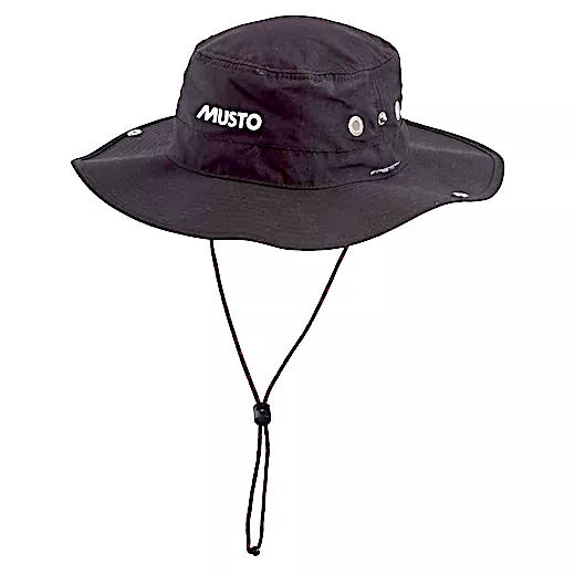 Musto, Sombrero de vela Evolution Fast Dry Brimmed Hat, Negro