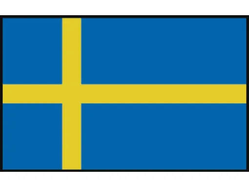 Bandiera nazionale ospite Talamex Svezia 20 cm x 30 cm