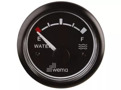 Wema, Tankanzeige Trinkwasser