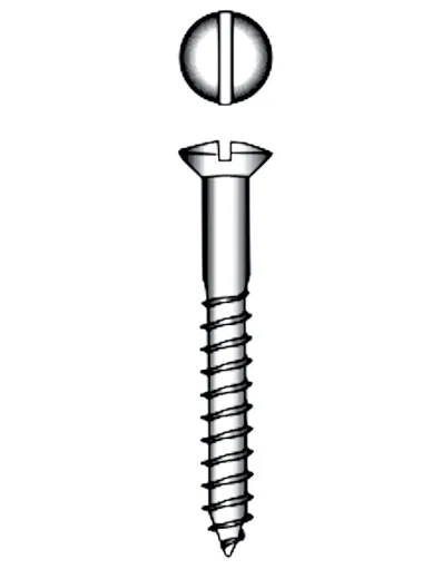 LOcean, Inox A2 2 St. Les vis à bois 6 x 70 mm