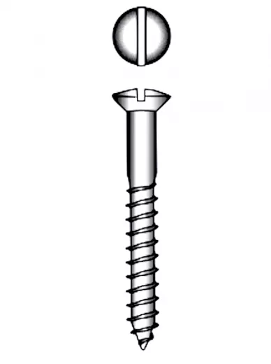 Inox A2 4 St. Holzschrauben 5 x 60mm