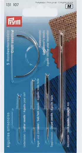 Prym, Sailing needle & rigging needle set, 5 pieces