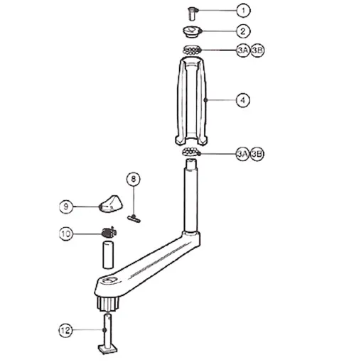 Lewmar, kit de fusibles de manivela de cabrestante 29140013