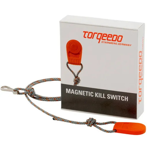 Torqeedo, emergency off magnetic chip outboard motor