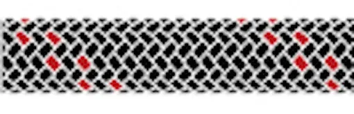 Liros, Bändsel Optisail Dyneema schwarz/rot 1,2mm, 20m