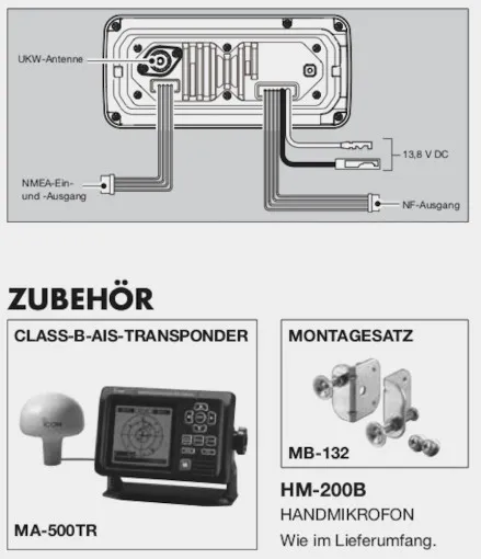 ICOM, IC-M 330GE Sistema de radiotelefonía VHF con DSC y GPS