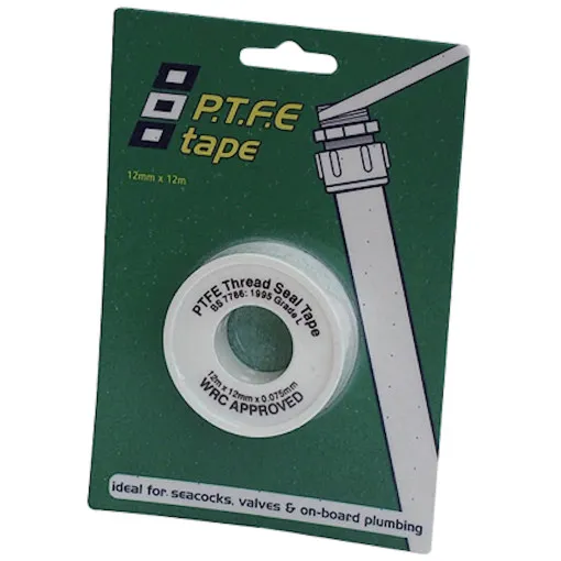 PSP, PTFE thread sealing tape 12mm, 12m