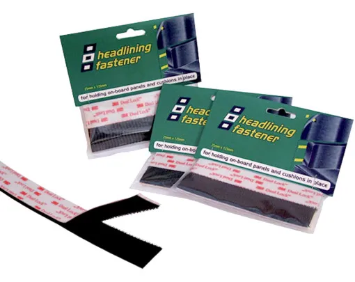 PSP, nastro adesivo per rivestimento del tetto, resistente, con gancio e passante, 25 mm, 12,5 cm
