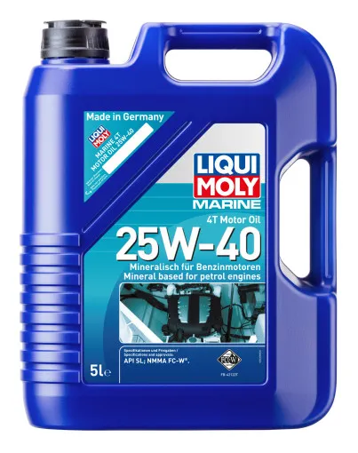 Liqui Moly Olio motore marino 4T 25W-40 5 litri