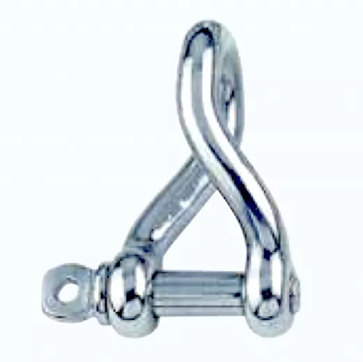 LOcean, round shackle 90° turned stainless steel INOX A4