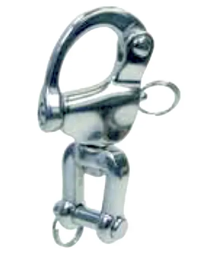 L´Ocean, Schnappschäkel mit Wirbelschäkel Edelstahl INOX A4-AISI 316