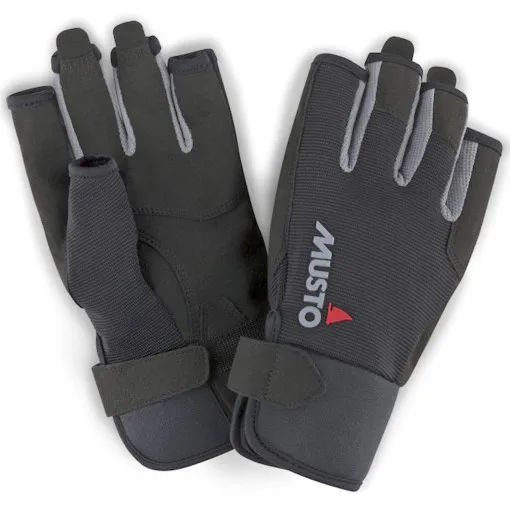 Musto, Sailing Gloves Essential Sailing Gloves S/F, Black