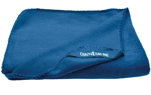 C4S, Segler- Fleecedecke Navy, 150mm x 120mm