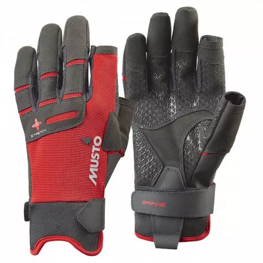 Musto, Sailing Glove Performance Glove L/F Long, Red