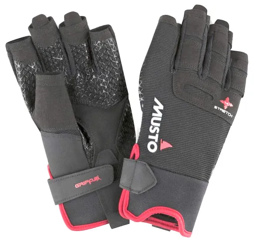 Musto, Sailing Glove Performance Glove S/F Short, Black