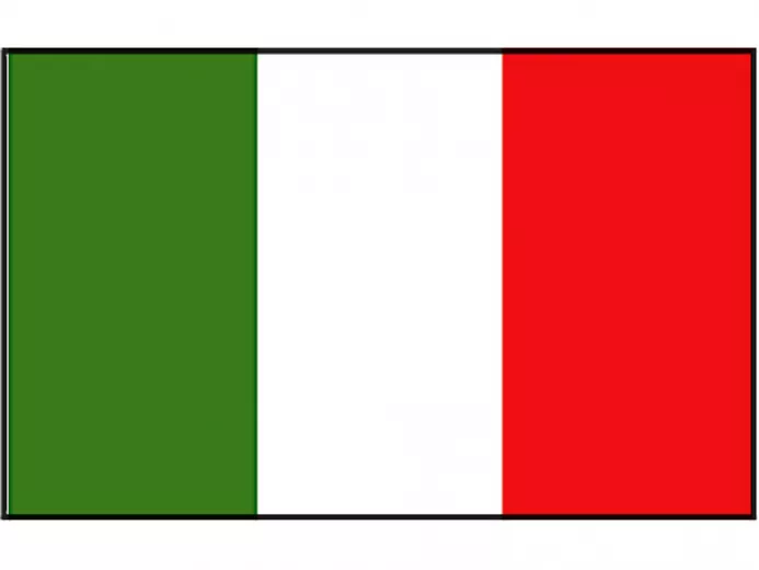 Talamex bandera de país de invitados Italia 20cm x 30cm