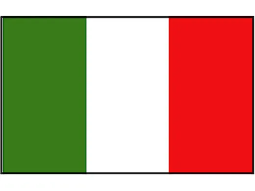 drapeau de courtoisie Talamex Italie 20cm x 30cm