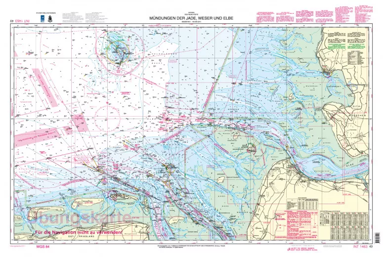 L`Ocean, carta de examen SKS D49, carcaj, carta BSH INT 1, folleto SKS