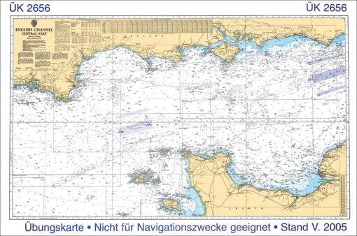 L`Ocean, juego de entrenamiento SSS carta náutica BA 2656 + folleto de acompañamiento + ejercicios + carcaj
