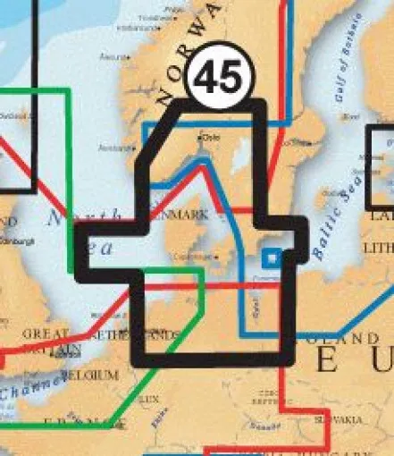 Navionics, Vektorkarte + 45XG, Skagerrak & Kattegat