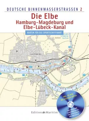 Delius Klasing, Binnenkarte Die Elbe, Hamburg - Magdeburg, Elbe-Lübeck-Kanal