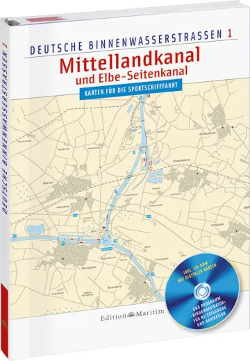 Delius Klasing, Binnenkarte Mittellandkanal u. Elbe- Seitenkanal Papier u. Digital