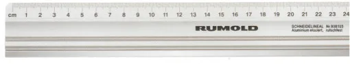 Rumold, aluminium cutting ruler 50 cm