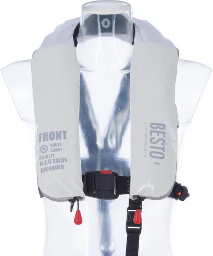 Besto, gilet de sauvetage automatique SOLAS Superyacht Twin Chamber 300N, UML Elite